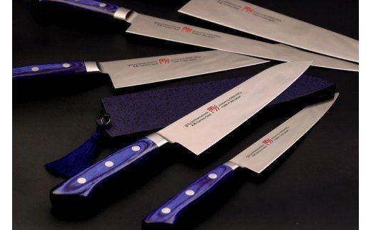 関の刃物 三徳包丁 180mm 三昧 クラシック プロ ダマスカス 紅蓮