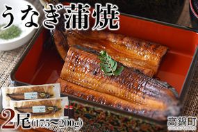 ＜うなぎ蒲焼 （175～200g）×2尾＞ 翌月末迄に順次出荷【c972_un_x3】