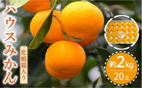 【2026年6月中旬〜発送】ハウス みかん 約2kg / みかん 贈答用 化粧箱 南島原市 / JA島原雲仙東南部基幹センター [SAC003] 
