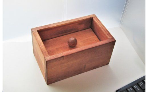 099H2098 手作り木製マスクストッカー（チェリー）