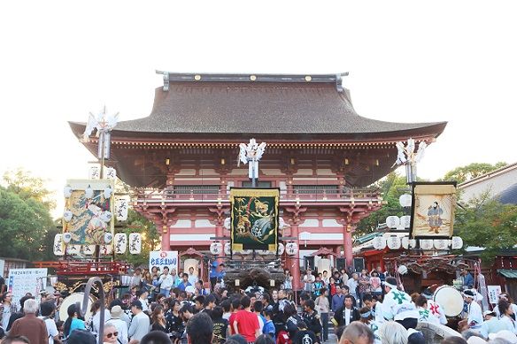 【尾張津島秋まつり】(石採祭車)オリジナルデザインポロシャツ【Lサイズ】＆トートバッグセット