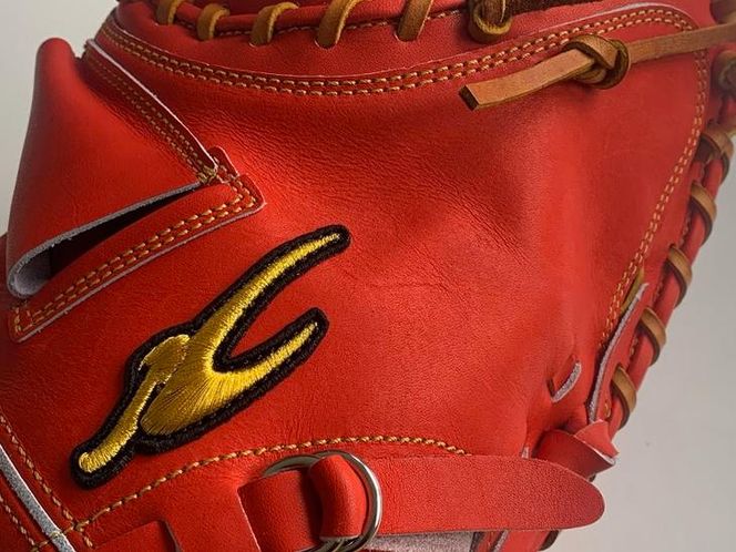 THE MARVELOUS 野球キャッチャーミット【Rオレンジ：右投げ用】◇