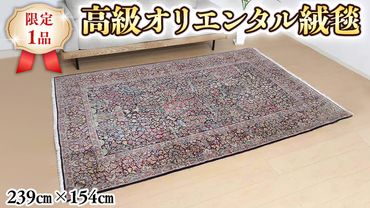 [限定1品] ペルシャ絨毯 ウール 手織り ラグマット カーペット/ 高級 リビングサイズ 239×154cm 高品質 じゅうたん ラグ (FL-22004) 繊細 花柄 細かい ダイニング 寝室 書斎 和室 床暖房 ホットカーペット対応 じゅうたん ラグ ハンドメイド 伝統工芸 天然素材 高密度 美しい マット カーペット エレガント インテリア モダン クラシック [BP154-NT]