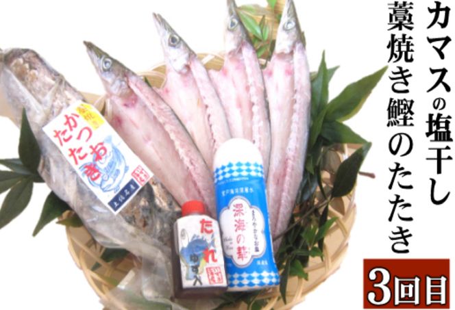 【３回定期便】干物定期便　夏お届けコース（７、８、９月お届け）　iz037