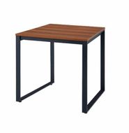 MTKTミーティングテーブル 幅80 （1.天板ブラウン×脚部ブラック） ミーティング サブデスク 作業机 家具 テーブル 愛西市 / タック株式会社 [AEAH015-1]