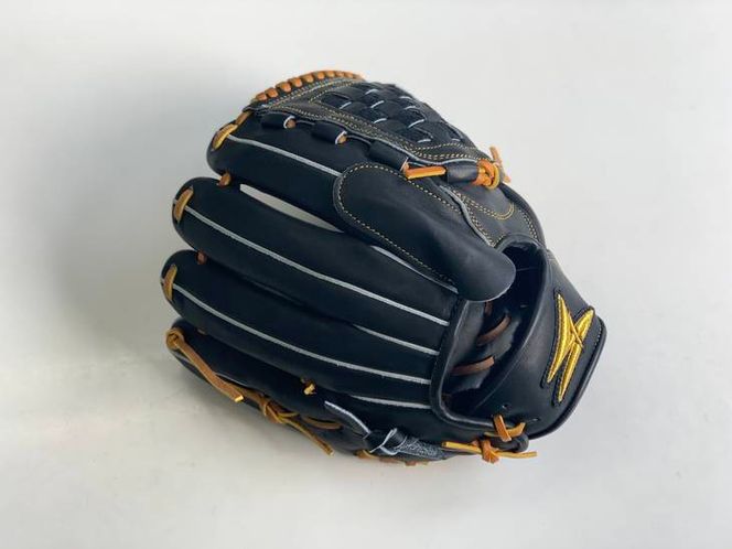 SAEKI　野球グローブ 【軟式・品番113】【ブラック】【Rオレンジ】【クリーム】