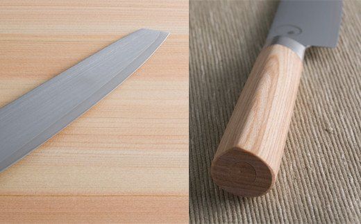 ＜寄附金額改定＞■ミシュラン料理人　橋本幹造　両刃包丁　五寸 ◇ 貝印 (AB5511)