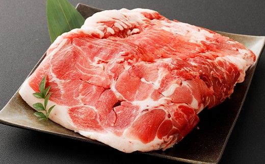 熊本県産 天草梅肉ポーク 豚肩スライス 1.5kg 冷凍