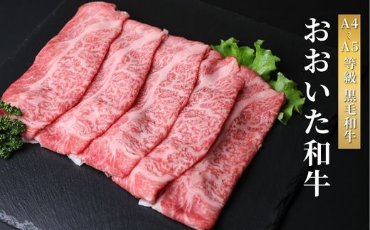 D-12 おおいた和牛＆豚肉（大分県産） 肩ロース すき焼き しゃぶしゃぶ用（計600g）