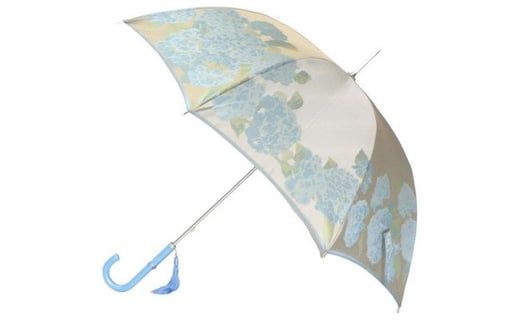 槙田商店【晴雨兼用】長傘 ”絵おり” 紫陽花 FAA5068