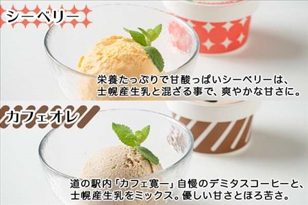 【CF】北海道 シホロアイスクリーム セット 4種類 8個 アイス ミルク とうきび カフェオレ シーベリー スイーツ カップアイス デザート おやつ 詰め合わせ 詰合せ お取り寄せ 送料無料 十勝 士幌町【L01】