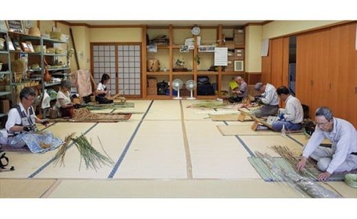 富士北麓”勝山”スズ竹細工「中皿」1枚 山梨県伝統工芸品 FAA6002