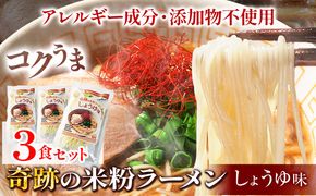 ラーメン 奇跡の米粉ラーメン 3食セット 有限会社 樽の味《30日以内に出荷予定(土日祝除く)》無添加 和歌山県 日高町 送料無料 米粉ラーメン 醤油ラーメン 無添加ラーメン しょうゆラーメン---wsh_tra13_30d_23_10000_3s---