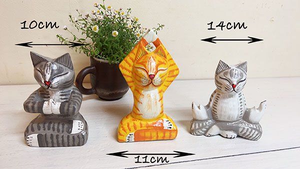 YOGAポーズネコ　選べる3種類　BV-10