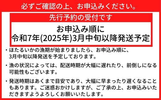 【ほたるいか 小分け 250g×8パック 2kg 鍋用だし付 香住産 冷凍】【先行予約：令和7年3月中旬以降発送予定】刺身でも食べられる美味しいホタルイカ 兵庫県はほたるいか水揚げ日本一！ ホタルイカ