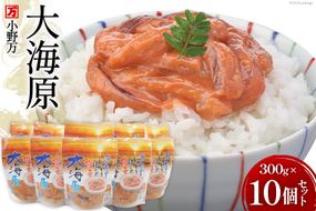 海の恵みをじっくり仕込んだ塩辛 大海原 300g 10個セット [小野万 宮城県 気仙沼市 20565161] 魚介類 いか イカ 塩辛 いか塩辛 イカ塩辛 冷蔵 酒の肴 おつまみ ご飯のお供