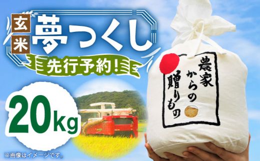 【令和6年産新米】【先行予約】ひかりファーム の 夢つくし - 玄米 - 20kg【2024年10月以降順次発送】《築上町》【ひかりファーム】 [ABAV013]