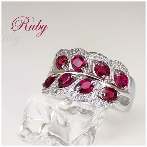 タンザナイト リング 1.20ct Ag900(Pt100) （161252）　BR-38