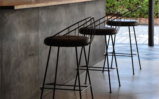 D151-01 Hoopカウンターチェア SH620mm （鉄製家具/家具）
