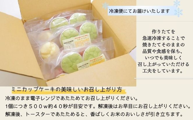 CP016  お米100％でつくった　野菜入りミニカップケーキセット