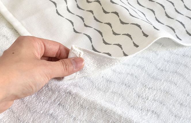 G2135 【スピード発送】まごころ手ふきん 1枚（柄おまかせ） お試し泉州タオル