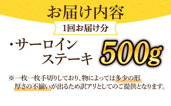 【全6回定期便】【訳あり】博多和牛 サーロインステーキ ＆ あまおう セット1.3kg《築上町》【株式会社MEAT PLUS】[ABBP104]