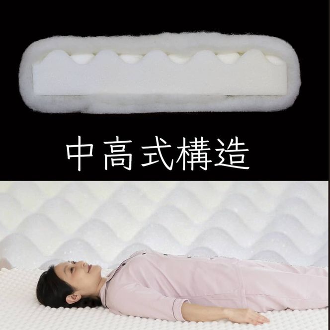 とにかく軽くてお手入れ簡単！「ニューカルカル羊毛敷布団」 シングルサイズ100cm×210cm【ブルー】◇