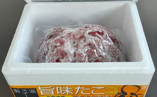 北海道旨味たこ【1.0kg以上×1杯】