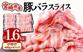 宮崎県産豚バラスライス 計1.6kg_M201-012