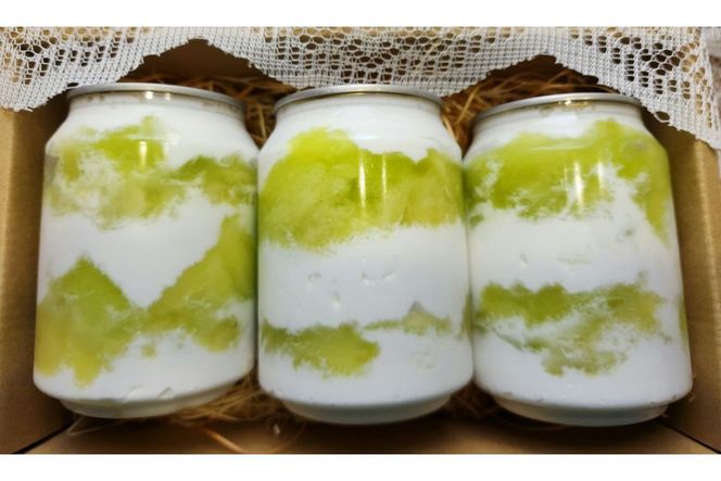 京都・京丹後産メロンの缶シーリングケーキ　3本セット（2026年7月中旬～発送） スイーツ デザート メロン めろん 国産 ケーキ けーき ふるさと納税 スイーツ 果物 メロン ふるさと納税  おやつ デザート　CB00002