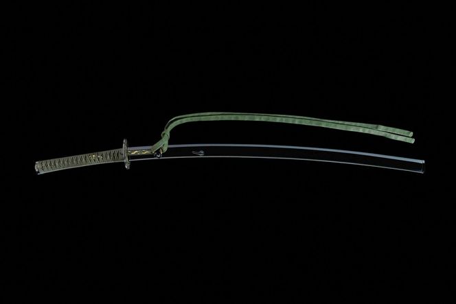 オーダーメイドの日本刀（刀：長さ76cm程度）拵付き 装飾　鞘　鍔　GE00010