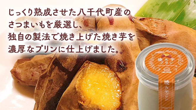 八千代町産 さつまいも 使用 濃厚 焼き芋 プリン サツマイモ さつま芋 やきいも 濃厚 スイーツ デザート 洋菓子 [AU081ya]