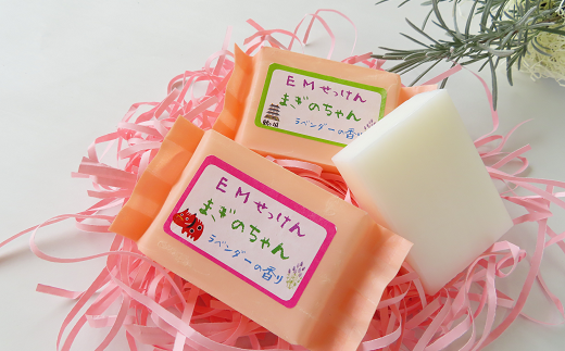 EM石けん 天使のほほえみセット【思いやり型返礼品】 石鹼 オイル 手作り ハンドメイド オーガニック 国産 おすすめ お中元 送料無料 緊急支援品 生活応援 コロナ支援 福島県 田村市 社会福祉法人福島県福祉事業協会　田村 N22-O12-01