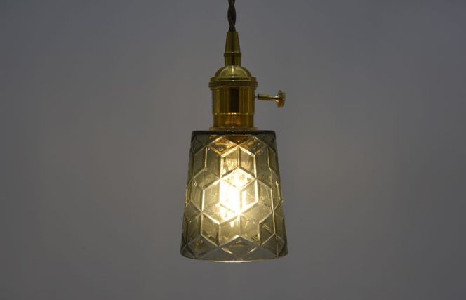 015B159 くりすたるらいと（スモーク）（電球別途）