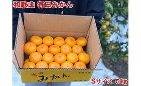 ［秀品・サイズＳ］まる隆果樹園　和歌山有田産！早生みかん≪5ｋｇ≫［予約販売］［数量限定］ CS003