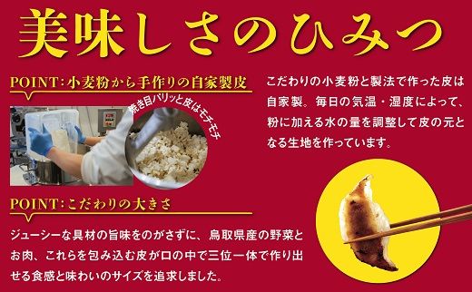 1400 鳥取餃子60個入り(鳥取県産ブランド豚使用)