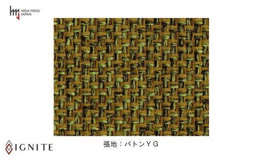 D129-03 IGNITE ダイニングチェア(肘付)【オーク+ウォルナット材】 JIG-DCX206A PNO+W/DバトンYG