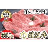 【４等級以上の未経産牝牛限定】近江牛カタ・バラすき焼き【 600g】【AF07U】