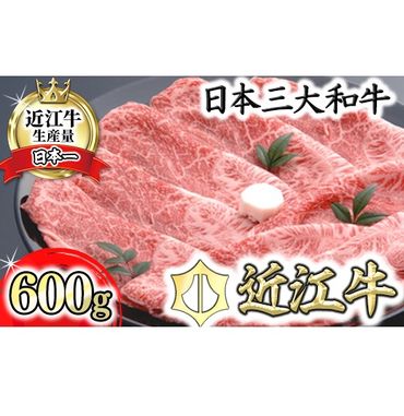 【４等級以上の未経産牝牛限定】近江牛カタ・バラすき焼き【 600g】【AF07SM】