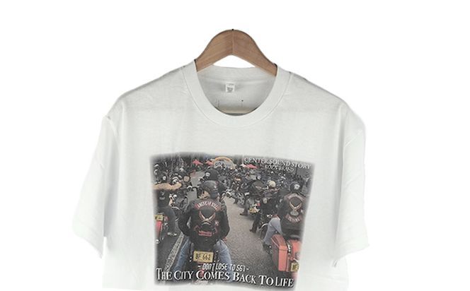 【6周年記念】CENTER SOUND STORY　Tシャツ　白（XLサイズ）