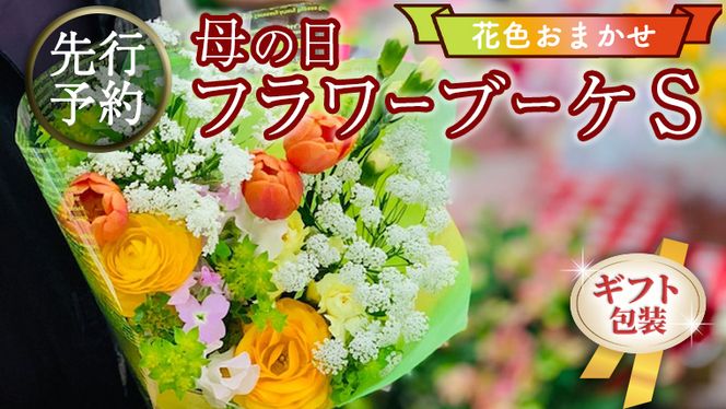 【 母の日 】 ブーケ S 花色 おまかせ ギフト プレゼント 花 お祝い 贈答 記念日 [CT090ci01]