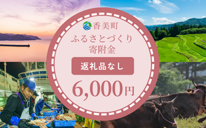 【返礼品なし】兵庫県香美町 ふるさとづくり寄附金（6,000円分） 25-38