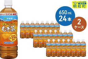 伊藤園 健康ミネラルむぎ茶 ＜650ml×24本＞【2ケース】|10_myn-034801