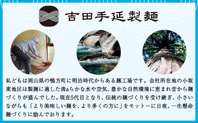 手延べ冷し中華 12食入り（スープ付）株式会社 吉田手延製麺《30日以内に出荷予定(土日祝除く)》岡山県 浅口市 冷やし中華 麺 送料無料---124_689_30d_24_12500_12---