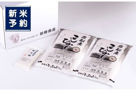 【新米受付・令和8年産米】 新潟県村上市岩船産コシヒカリ10kg（5kg×2袋）＆新之助300ｇNB4028  米ソムリエ板垣謹製