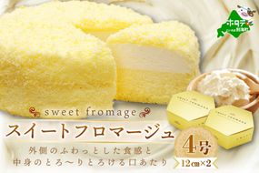 二層のチーズケーキスイート・フロマージュ　12cm×2台【MB0000002】