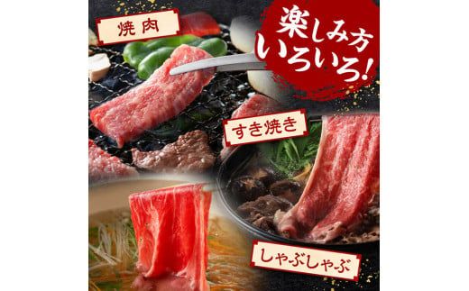 宮崎牛カルビ焼肉・モモスライスセット合計800ｇ 【 肉 牛肉 国産 黒毛和牛 宮崎牛 焼肉 しゃぶしゃぶ すき焼き 焼きしゃぶ 宮崎県 川南町 】 [D11404]	