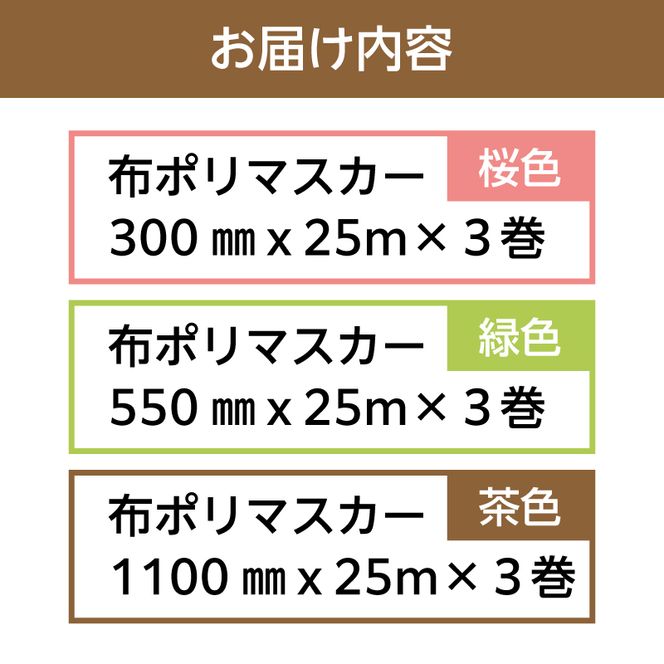 FY001　マスカー養生用３種アソート