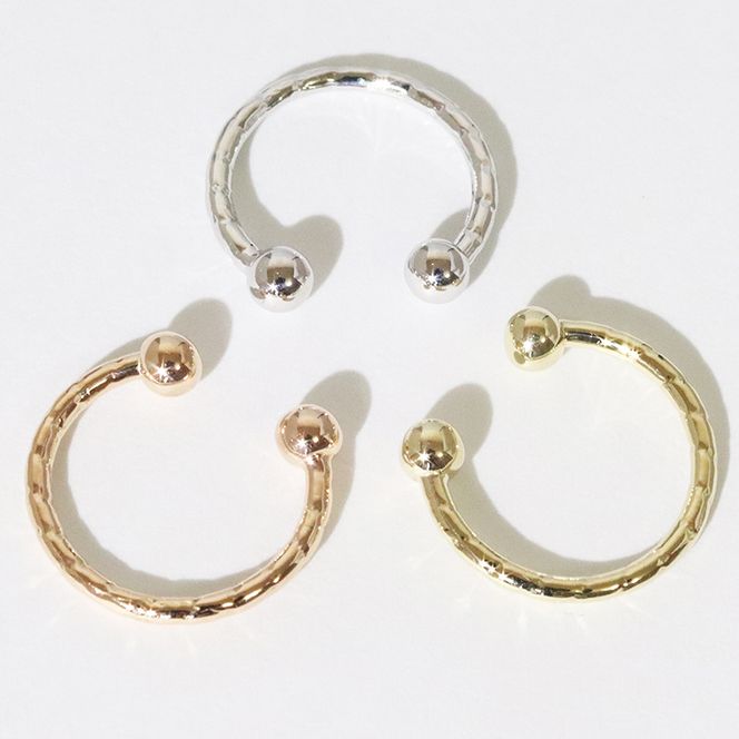 K10　柄丸玉　イヤーカフ　BQ-61