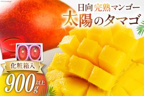 【2026年夏発送】 宮崎 完熟 マンゴー 太陽のタマゴ 秀品 900g以上 [宮崎県農業協同組合日向地区本部（販売課） 宮崎県 日向市 452060664] 果物 フルーツ 完熟マンゴー 甘い 日向 期間限定 冷蔵